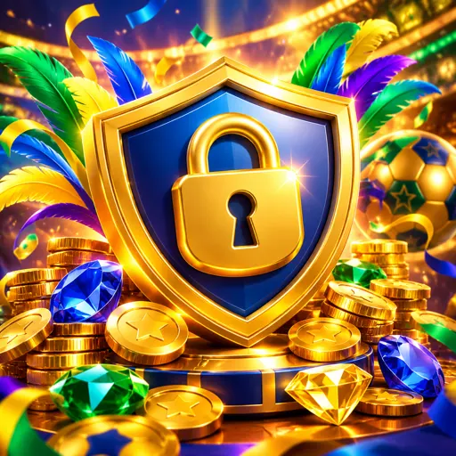 Selo de criptografia SSL de 256 bits para proteção dos dados dos jogadores